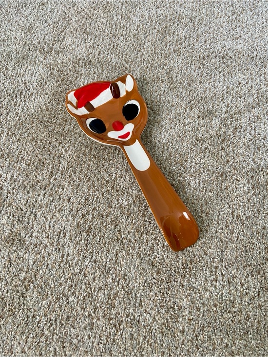 Zrike Other - Zrike Rudolph The Red-Nosed Reindeer Ceramic Figural Spoon Rest Holiday Decor